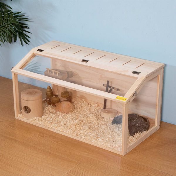 Tucker Murphy Pet™ Cage à hamster en bois 31,5 ", petit animal avec